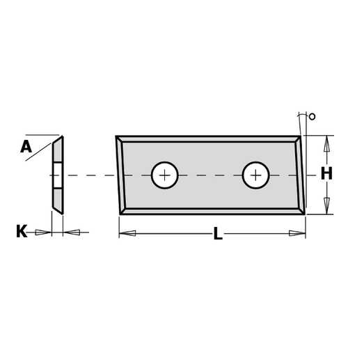 нож твердосплавный 39.5X9X1.5 F1730 (4 грани) 790.395.09 в Касторама