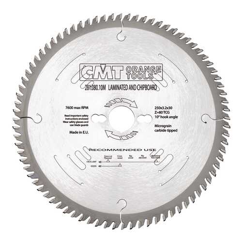 Диск пильный 250x30x3,2/2,2 10? TCG Z=60 281.060.10M в Касторама