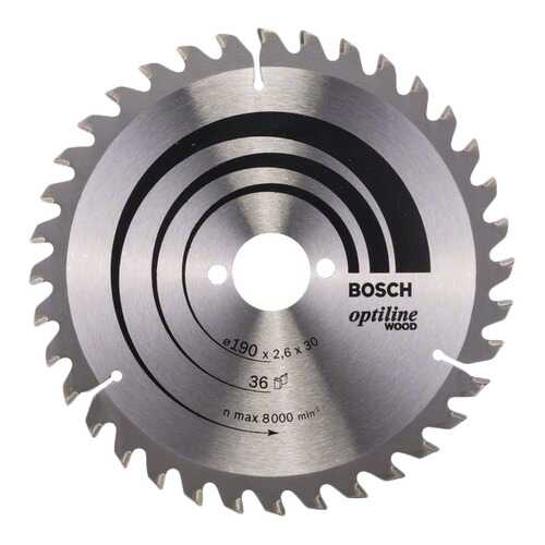 Диск пильный Bosch 190х30мм 2608640616 в Касторама