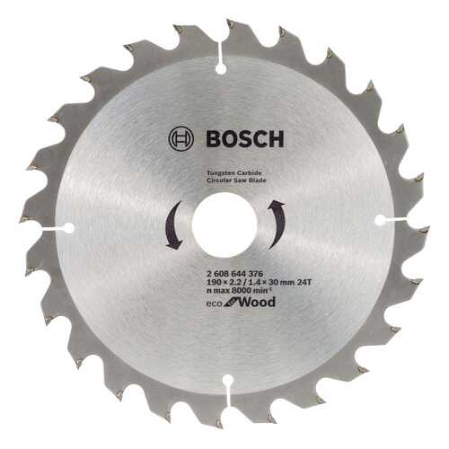 Диск по дереву Bosch ECO WO 190x30-24T 2608644376 в Касторама