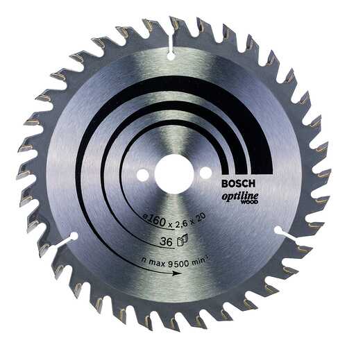 Диск по дереву Bosch STD WO 160x20-36T 2608640597 в Касторама
