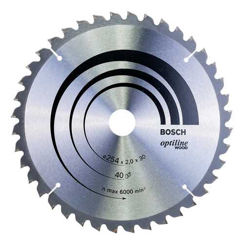 Диск по дереву Bosch STD WO 254x30-40T 2608640435 в Касторама
