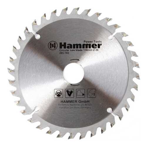 Диск по дереву для дисковых пил Hammer Flex 205-102 CSB WD (30652) в Касторама