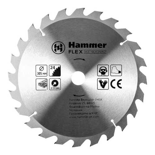 Диск по дереву для дисковых пил Hammer Flex 205-131 CSB WD (316753) в Касторама