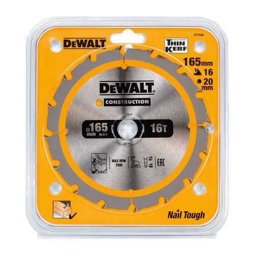 Пильный диск DeWalt CONSTRUCTION с гвоздями DT1948-QZ в Касторама