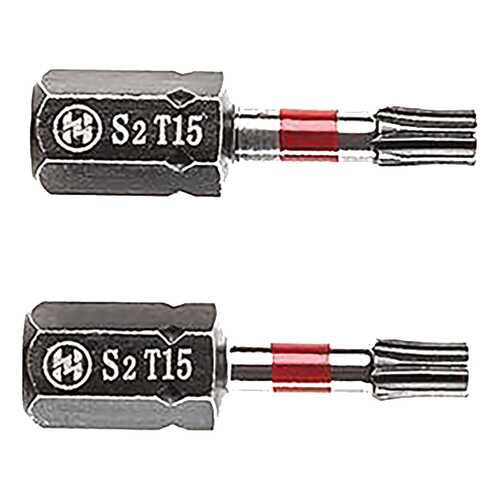 Бита Hammer Flex 203-180 TORX-15 25мм, 2шт, 362956 в Касторама