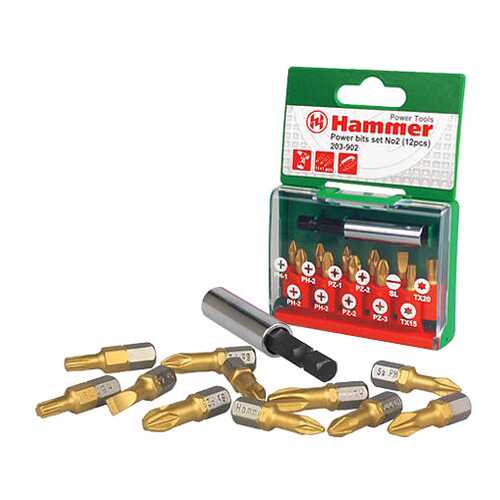 Набор бит для дрелей, шуруповертов Hammer 30736 в Касторама