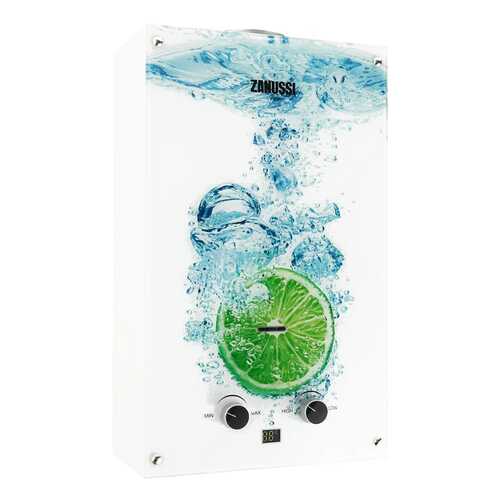 Газовая колонка Zanussi GWH 10 Fonte Glass Lime multicolor в Касторама