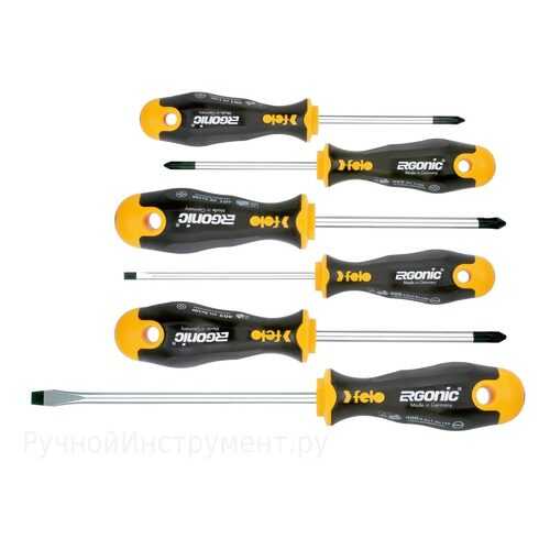 Felo Набор отверток Ergonic 6 шт в упаковке 40096118 в Касторама