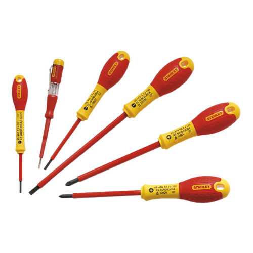 Набор отверток электрика Stanley FatMax 0-65-443 6 предметов (PZ) в Касторама