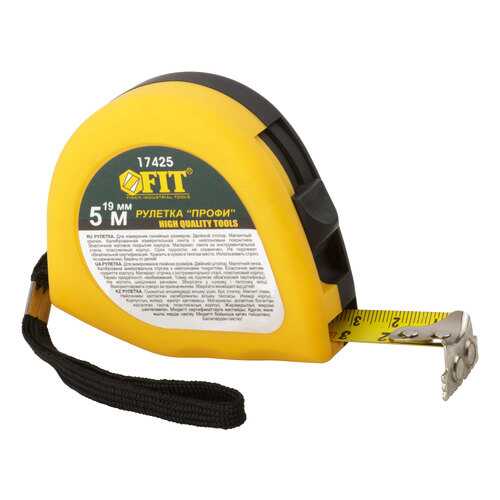 Рулетка Профи, 5 м х 16 мм FIT 17425 в Касторама