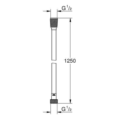 Душевой шланг Grohe 26335000 125см в Касторама