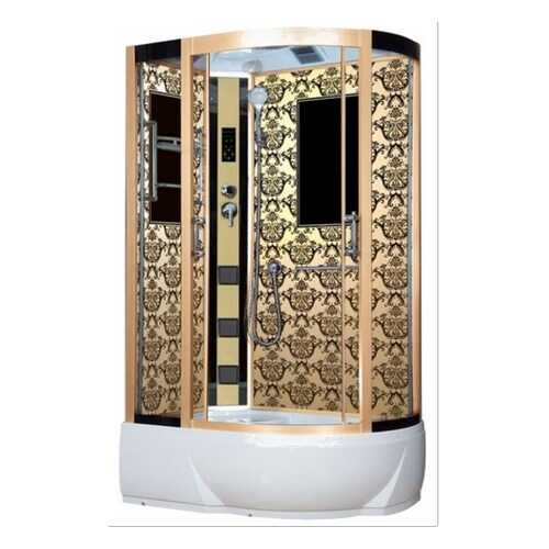 Душевая кабина Niagara Lux NG-7712GL 120x80x215, золото с узором в Касторама