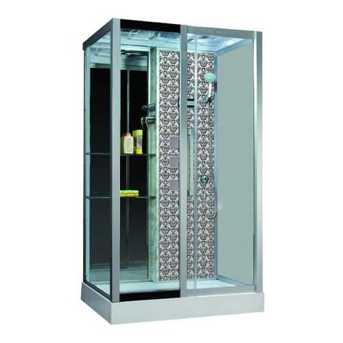 Душевая кабина Niagara Lux NG-7713WR 120x82x215, белый с узором в Касторама