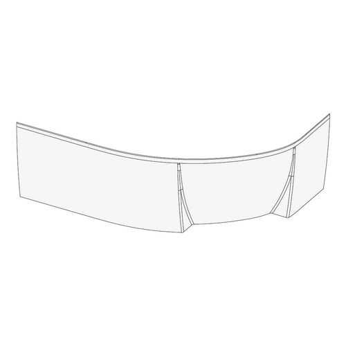 Передняя панель для ванны Ravak Asymmetric L 170 + крепеж, CZ48100000 в Касторама
