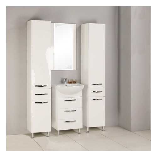 Тумба AQUATON Ария 50 Н (Смайл-50) белый (1A140201AA010) без раковины в Касторама