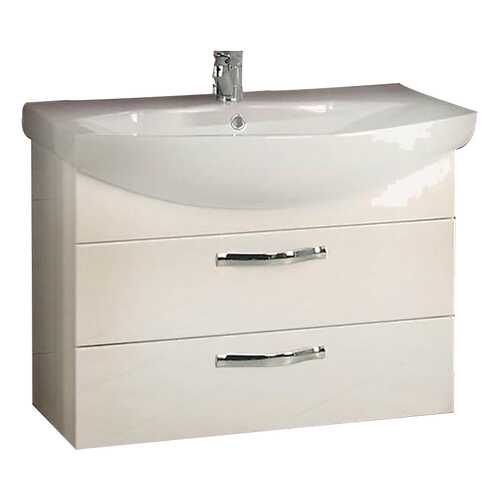 Тумба AQUATON Ария 80 М (Смайл-80) белый (1A140801AA010) без раковины в Касторама