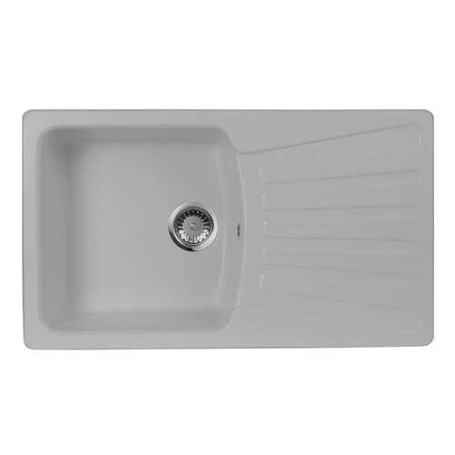 Мойка для кухни гранитная AquaGranitEx m-12 серый в Касторама