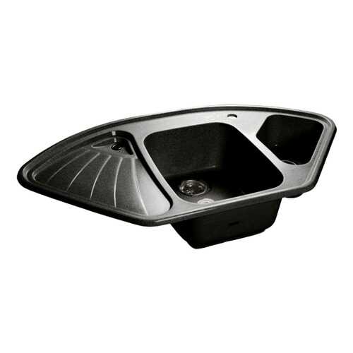 Мойка для кухни из мрамора GranFest Corner GF-C1040E черный в Касторама