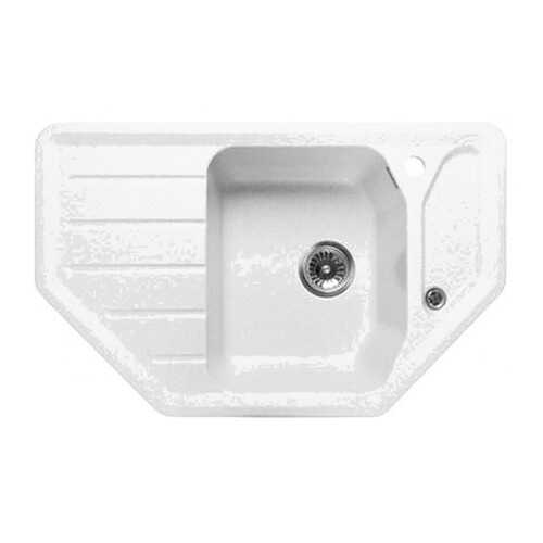 Мойка для кухни из мрамора GranFest Corner GF-C800E белый в Касторама