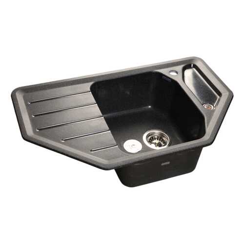 Мойка для кухни из мрамора GranFest Corner GF-C800E черный в Касторама