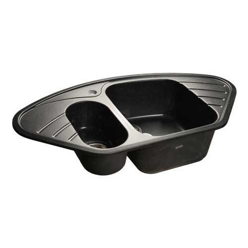 Мойка для кухни из мрамора GranFest Corner GF-C960E черный в Касторама