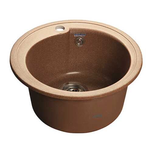 Мойка для кухни из мрамора GranFest Rondo GF-R450 терракот в Касторама
