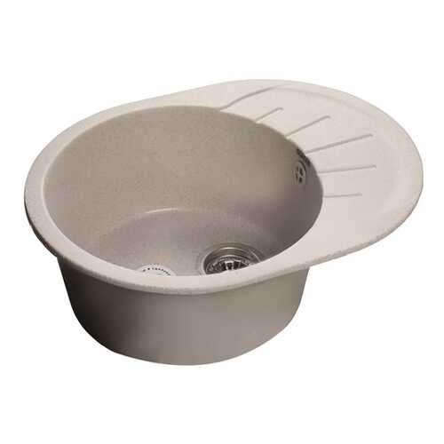 Мойка для кухни из мрамора GranFest Rondo GF-R580L серый в Касторама