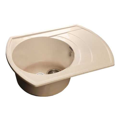 Мойка для кухни из мрамора GranFest Rondo GF-R650L белый в Касторама