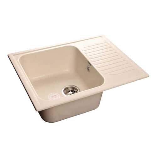 Мойка для кухни из мрамора GranFest Standart GF-S645L белый в Касторама