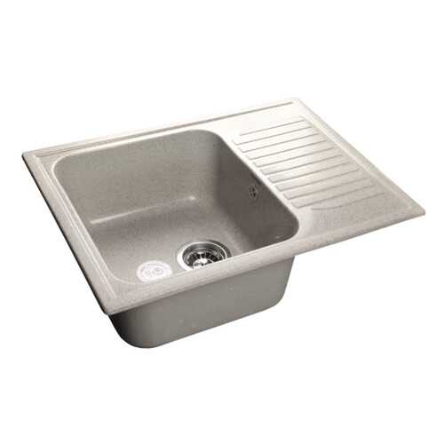 Мойка для кухни из мрамора GranFest Standart GF-S645L серый в Касторама