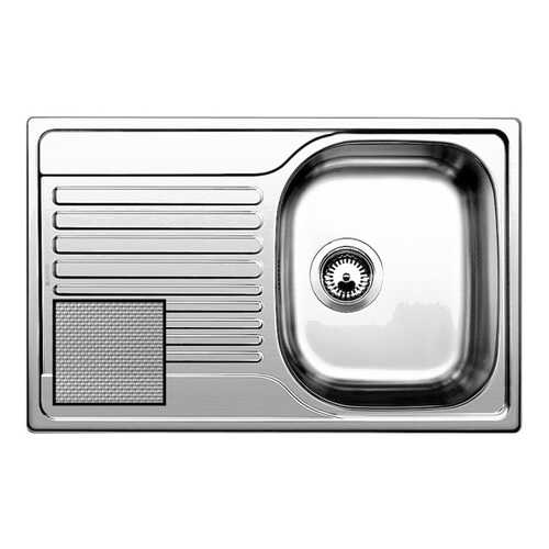 Мойка для кухни из нержавеющей стали Blanco Tipo 45 S Compact 513675 сталь с декором в Касторама