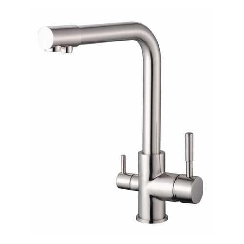 5054 VIKO кухня боковой под фильтр (латунь) Ф35 с гайкой Silver в Касторама
