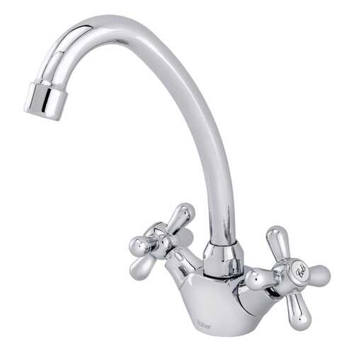 Смеситель для кухни Raiber Classic R2001 с двумя рукоятками в Касторама