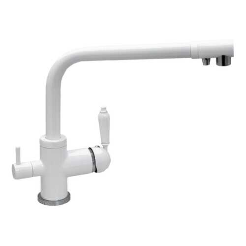 Смеситель для кухонной мойки Seaman Barcelone SSL-5384-Snow 395397 белый в Касторама