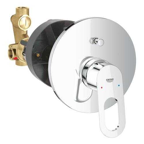 Смеситель для встраиваемой системы Grohe BauLoop 29081000 серебристый в Касторама