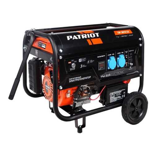 Бензиновый генератор Patriot GP 3810LE 474101550 в Касторама
