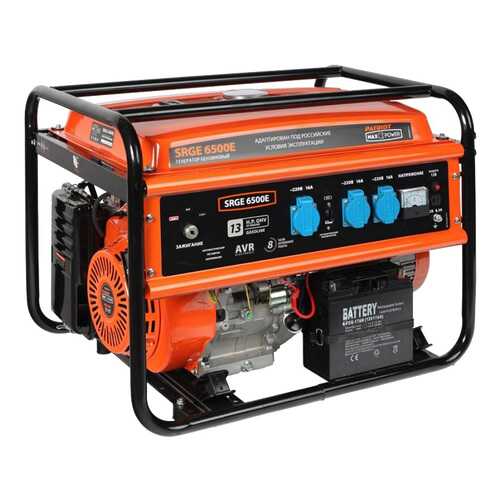 Бензиновый генератор Patriot Max Power SRGE 6500E в Касторама