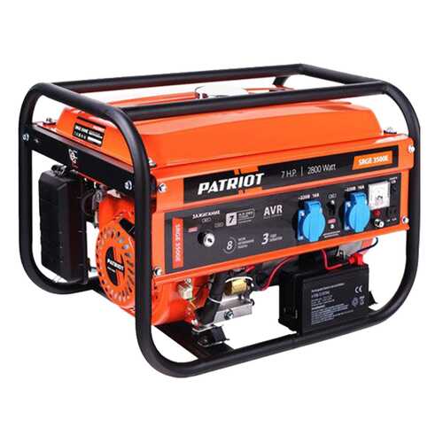 Бензиновый генератор Patriot SRGE 3500E в Касторама