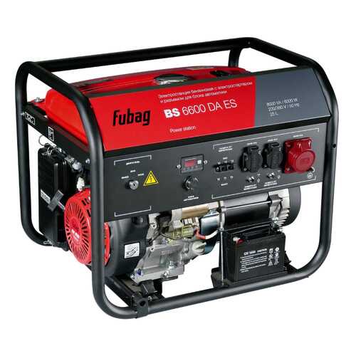 Электростанция бензиновая FUBAG BS 6600 DA ES в Касторама