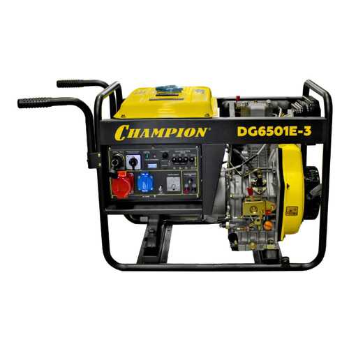 Генератор дизельный CHAMPION DG6501E-3 в Касторама
