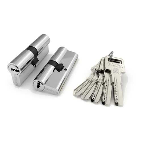 Цилиндровый механизм R600/90 mm /40+10+40/ CP, цвет: хром, 5 ключей в Касторама