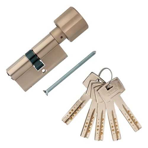 Европрофильный цилиндр ABUS M12R ключ/вертушка 30-30 (60мм) Ni (5key) в Касторама