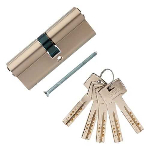 Европрофильный цилиндр ABUS M12R410 ключ/ключ 40-40 (80 мм) NI (5 key) в Касторама