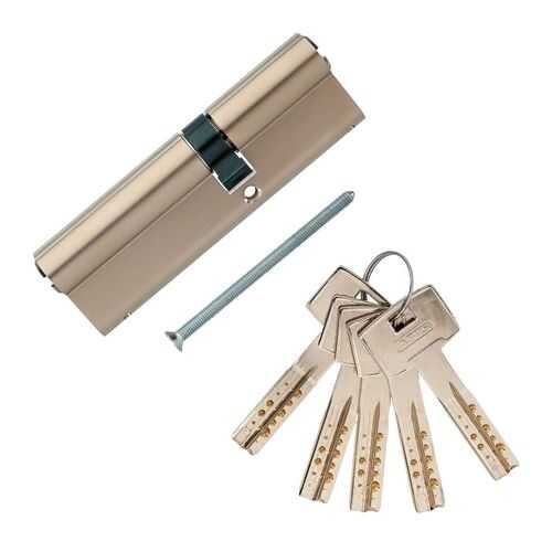 Европрофильный цилиндр ABUS M12R410 ключ/ключ 45-65 (110 мм) NI (5 key) в Касторама