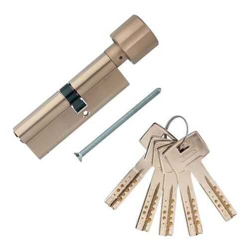 Европрофильный цилиндр ABUS M12R430 ключ/вертушка 45-40 (85 мм) NI (5 key) в Касторама