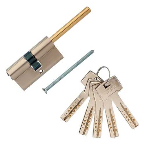 Европрофильный цилиндр ABUS M12R491-27 ключ/шток 30-30 (60 мм) NI (5 key) в Касторама