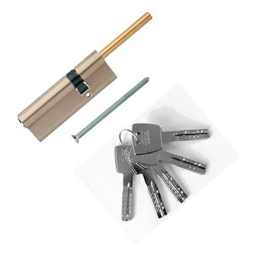 Европрофильный цилиндр ABUS X12R491-27 ключ/шток 55-30 (85 мм) NI (5 key) в Касторама