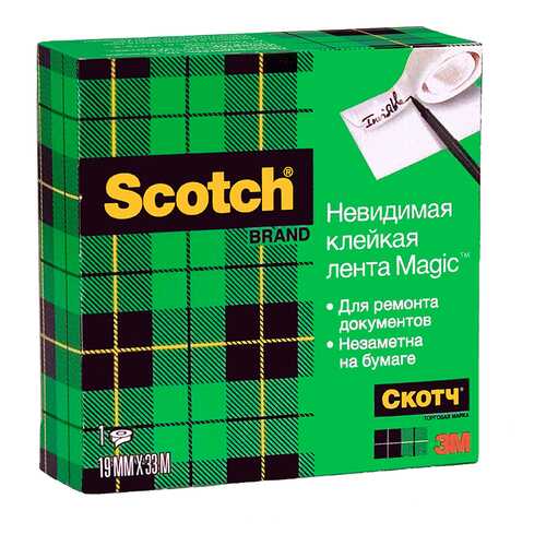 Лента невидимая клейкая в коробке Scotch® Magic™ в Касторама
