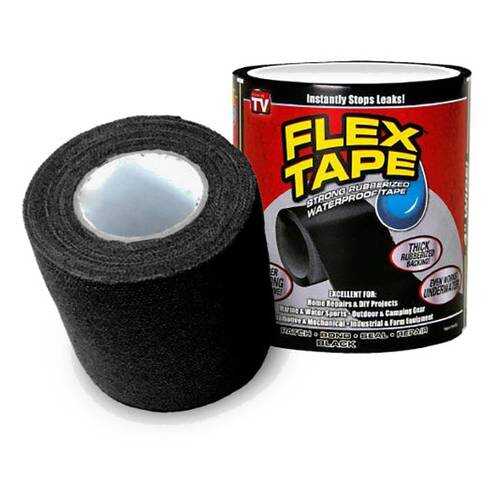 Сверхсильная клейкая лента Flex Tape 20 см черная в Касторама